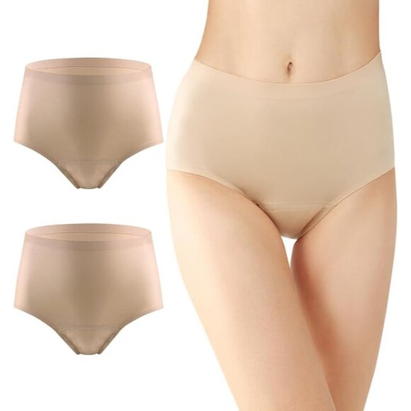 2 Incontinence Underwear for Women Leakproof Underwear Washable Seamless XXL - Picture 1 of 6